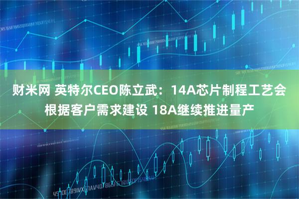 财米网 英特尔CEO陈立武：14A芯片制程工艺会根据客户需求建设 18A继续推进量产