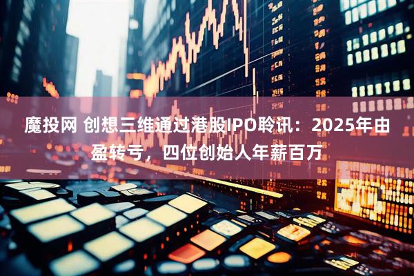 魔投网 创想三维通过港股IPO聆讯：2025年由盈转亏，四位创始人年薪百万